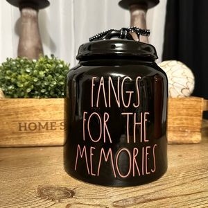 Rae Dunn “Fangs for the Memories” Canister